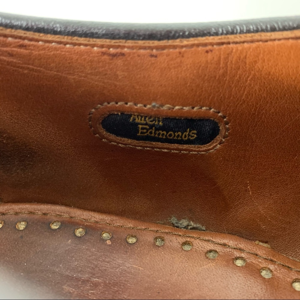 Allen Edmonds Sagamore Black Oxford Shoes Size 11 - Picture 15 of 16